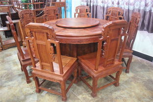 古典雅致 满汉全席红木餐桌厂家直销与市场趋势分析